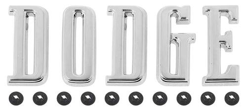 RM4136 - 1966 Charger, Coronet; DODGE Hood Emblem Letter Set