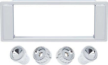 1963-64 Impala, Full Size; Chrome Bezel And Chrome Knob Set; For RetroSound Series 1 Radio