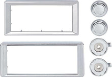 1965-66 Impala; Chrome Bezel And Chrome Knob Set; For RetroSound Series 1 Radio
