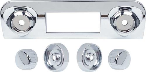 1959-60 Impala, Full Size; Bezel And Chrome Knob Kit; For RetroSound Classic Radio