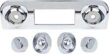 1959-60 Impala, Full Size; Bezel And Chrome Knob Kit; For RetroSound Classic Radio