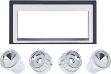 1961-62 Impala, Full Size; Bezel And Chrome Knob Set; For RetroSound Classic Radios
