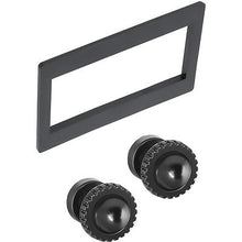 1960-63 Chevrolet, GMC Truck; Black Bezel And Black Knob Kit; For  For RetroSound Series 1 & 2 Radio