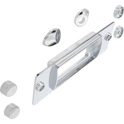 1947-53 Chevy, GMC Truck; Chrome Bezel And Chrome Knob Kit; For RetroSound Classic Radiio