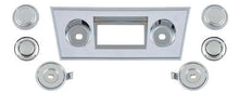 1966-67 Chevy II, Nova; Bezel And Chrome Knob Set; For RetroSound Series 1 Radio