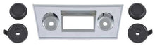 1966-67 Chevy II, Nova; Bezel And Knob Set; For RetroSound Series 1 Radio; Black
