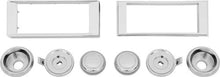 1968-79 Nova; Chrome Bezel And Chrome Knob Set; For RetroSound Series 1 Radio