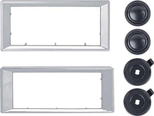 1970-81 Camaro, Firebird; Chrome Bezel And Black Knob Kit; For RetroSound Radio