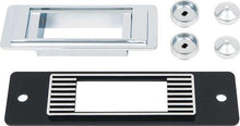 1956 Chevrolet Radio Bezel and Knobs; For Retrosound Retro Classic Radio; Chrome