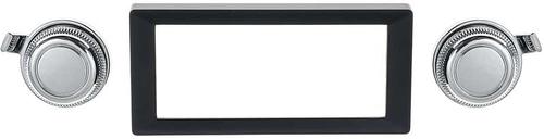 1970-81 GM F-Body Bezel And Knob Set - Black