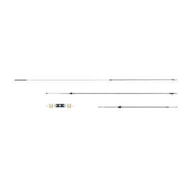 The Right Stuff 1966-70 Mopar B-Body, OE Steel Emergency Brake Cable Kit - (RSBCR03)