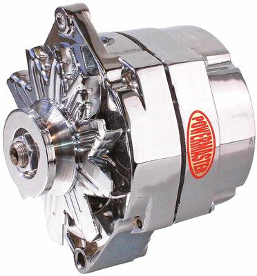 1973-88 GM - 150 Amp 1 or 3 Wire Chrome Alternator with Internal Regulator