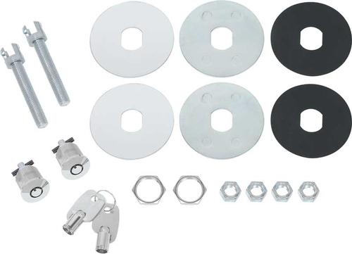 High Security Locking Hood Pin Set; Stainless Steel