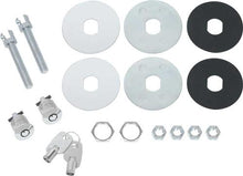 High Security Locking Hood Pin Set; Stainless Steel