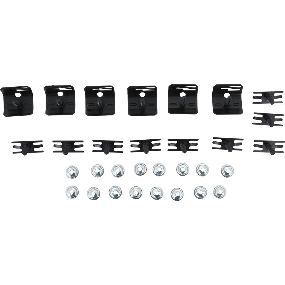 SC6001 - 1960 Impala; Tail Light Panel Trim Molding Clip Set, 16 Clips & 16 Pal Nuts