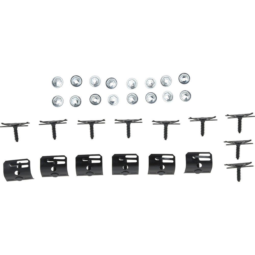 SC6001 - 1960 Impala; Tail Light Panel Trim Molding Clip Set, 16 Clips & 16 Pal Nuts