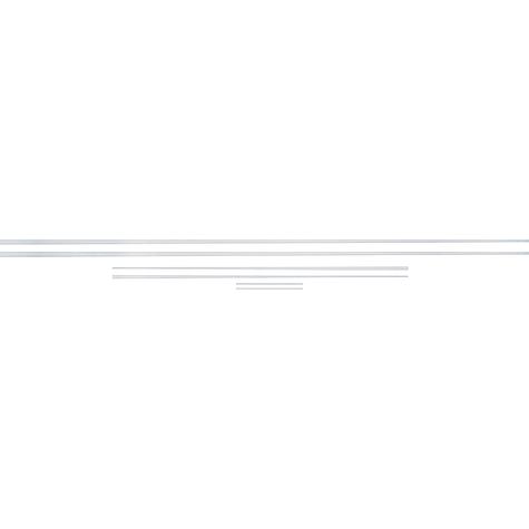 SC63123 - 1963 Impala SS; Body Side Molding Insert Set; Authentic Engine Turned Aluminum; 6 Piece Set