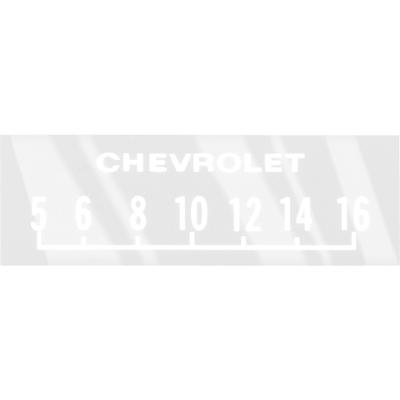RetroSound Radio Screen Protector Set with "Chevrolet" Block Letters