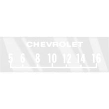 RetroSound Radio Screen Protector Set with "Chevrolet" Block Letters