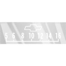 RetroSound Radio Screen Protector Set with Outlined Bow Tie Logo