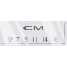 RetroSound Radio Screen Protector Set with Vintage Style "GM" Lettering Logo