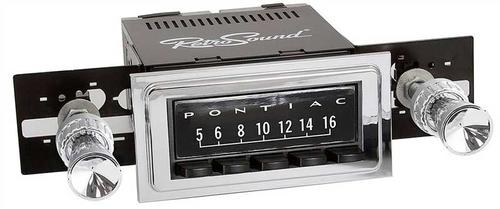 RetroSound Radio Screen Protectors With Pontiac Block Lettering Logo - Set of 3