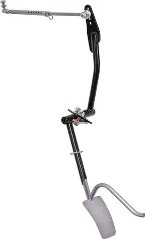 1967-69 F-Body, 1968-74 X-Body Race Style w/Toe Hook Black Powder Coated Accelerator Pedal/Linkage