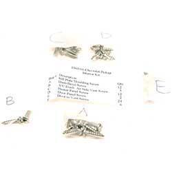 SK1002 - 1960-66 Pickup without Wheel Opening Moldings 28 Piece Exterior Screw Set