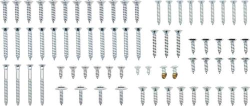 SK104 - 1955 2 Door Hardtop 92 Piece Interior Screw Set