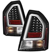 2005-2007 Chrysler 300C; Version 2 Light Bar LED Tail Lights; Black