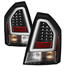 2008-2010 Chrysler 300C; Version 2 Light Bar LED Tail Lights; Black