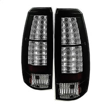 2007-2013 Chevrolet Avalanche; LED Tail Lights; Black