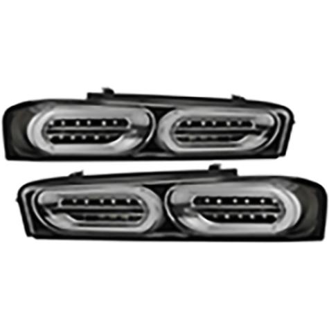 2016-2018 Chevrolet Camaro; LED Tail Lights; Sequential Turn Signal; Black