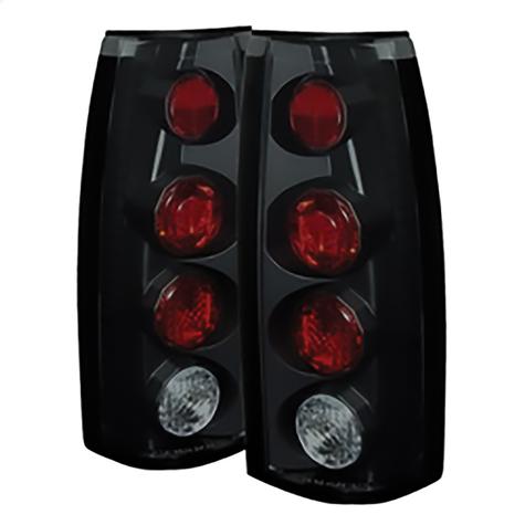 1988-1998 Chevrolet C1500 & 1992-1994 Chevrolet Blazer; Euro Style Tail Lights; Black Smoke