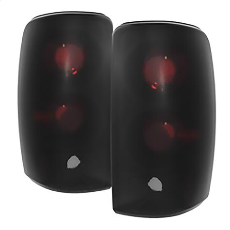 2000-2006 Chevrolet Tahoe; Euro Style Tail Lights; Black Smoke