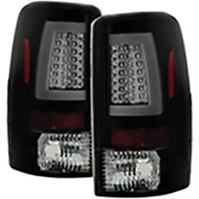 2000-2006 Chevrolet Tahoe; Version 2 Light Bar LED Tail Lights; Black Smoke