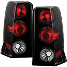 2002-2006 Cadillac Escalade; Euro Style Tail Lights; Black Smoke