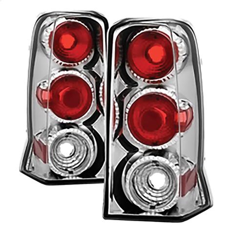 2002-2006 Cadillac Escalade; Euro Style Tail Lights; Chrome