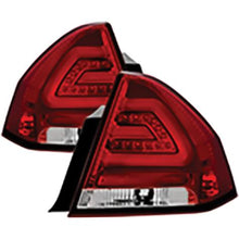 2006-2013 Chevrolet Impala; LED Tail Lights; Red Clear