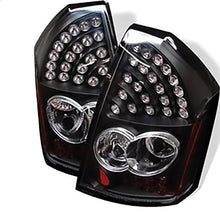 2005-2007 Chrysler 300; LED Tail Lights; Black