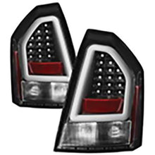 2005-2007 Chrysler 300; Version 2 Light Bar LED Tail Lights; Black