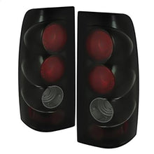 2003-2007 Chevrolet Silverado 1500/2500; Euro Style Tail Lights; Black Smoke