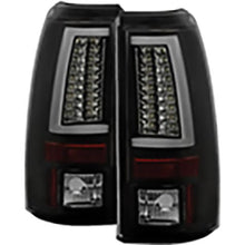 2003-2007 Chevrolet Silverado 1500/2500; Version 2 LED Tail Lights; Black Smoke