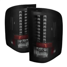 2007-2013 Chevrolet Silverado 1500; 2007-2014 Chevrolet 2500HD; LED Tail Lights; Black Smoke