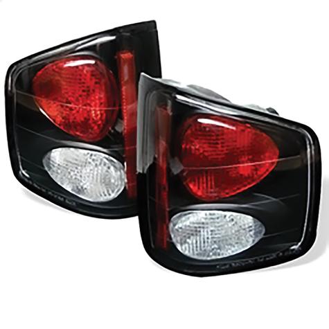 1994-2004 Chevrolet S10; GMC Sonoma; Euro Style Tail Lights; Black