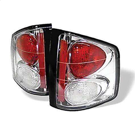 1994-2004 Chevrolet S10; GMC Sonoma; Euro Style Tail Lights; Chrome