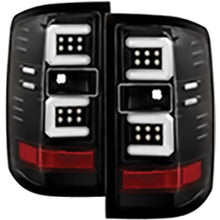 2014-2018 Chevrolet Silverado 1500; 2015-2019 Silverado 2500HD; Light Bar Tail Lights; All Black