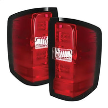 2014-2018 Chevrolet Silverado 1500; 2015-2019 Silverado 2500HD; Light Bar Tail Lights; Red Clear