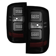 2016-2018 Chevrolet Silverado 1500; 2016-2019 Silverado 2500HD; Light Bar LED Tail Lights; All Black Smoke