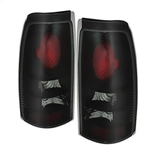1999-2002 Chevrolet Silverado 1500/2500; 1999-2006 GMC Sierra 1500/2500/3500; Euro Style Tail Light; Black Smoke